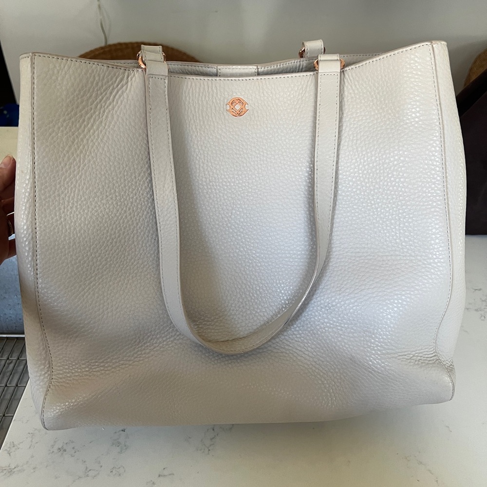 Allyn Tote, Large, Bone color